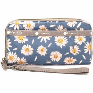 LeSportsac レスポートサック ラウンドファスナー 長財布 TECH WALLET WRISTLET DAISY PETALS